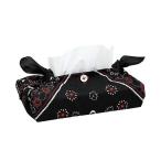 Yahoo! Yahoo!ショッピング(ヤフー ショッピング)※法人専用品※アーテック バンダナティッシュボックスカバー 黒 バンダナ:550×550mm、ボタン:φ15mm、スナップボタン:φ10mm 5093