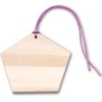 ※法人専用品※アーテック 五角絵馬 約129×123mm(一辺80mm)、ひも:60cm 3580
