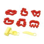 Yahoo! Yahoo!ショッピング(ヤフー ショッピング)※法人専用品※アーテック ねんどぬき型ローラーナイフ付（どうぶつセット） ぬき型（最大）:約42×45×13mm、ローラー:76×52×20mm、ナイ