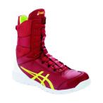 ショッピングアシックス 安全靴 アシックス ウィンジョブ CP403 TS (安全靴・セフティシューズ) クラシックレッド×セーフティイエロー 25.5cm 1271A042.600