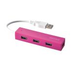 バッファロー USB2.0 バスパワー 4ポート ハブ ピンク BSH4U050U2PK 1個