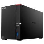 バッファロー リンクステーション SOHO向け LS720DNB ネットワークHDD 2ベイ 8TB LS720DN0802B 1点