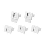  Buffalo 2P3P обе для розетка колпак 5 штук входит белый BTC5WH