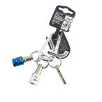 ベストツール BEST 2pcs.ビットホルダー キーアダプター・カラビナ付 青 105x35x15mm BTH-22BW