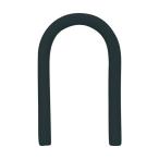 カーボーイ くねくねロック ブラック 幅約10mm?長さ300mm KR-01