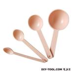 コンパル 園芸用計量スプーン(4P) ピンク 2・3・6・18ml