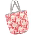シービー ランドリートートバッグ レッド 幅40×奥行20×高さ35cm 1個