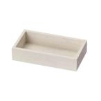 ちどり産業 チェリーウッドBOX アイボリー 幅23×奥行13×高さ5cm 16-92IV 1個