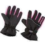 キャプテンスタッグ 防寒グローブ ST ブラック×ピンク L