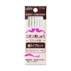 クロバー リボン刺しゅうステッチ針 細タイプ 57-081 6本
