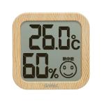 ドリテック デジタル温湿度計 ナチュラルウッド O-271NW
