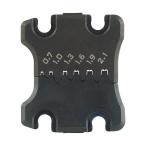 エンジニア PAD-11〜13用交換ダイス ブラック 長さ:35mm幅:40mm厚み:5.7mm PAD-11S 1点