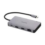 エレコム Type-Cドッキングステーション USB PD（140W）対応 シルバー シルバー DST-090BP1SV