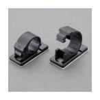 エスコ(esco) 5.5mm ケーブルクランプ(粘着付/100個) EA947FA-105 1袋