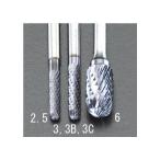 エスコ 6x13mm/3mm軸[Coated]超硬バー EA819PG-6