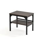 フクダクラフト 玄関ベンチ棚付き ダークブラウン 幅45×奥行30×高さ40.5cm CG-M4530T DBW