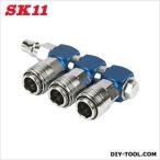 SK11 3連分岐ソケットロータリー 幅66×高さ148×奥行22mm S-U03