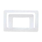 岐阜プラスチック工業 コンテナ用カードホルダー  プレート80×50透明 CARD 8050 TM 1点