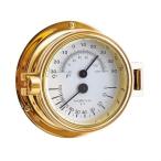 ゴーリキアイランド 温湿度計 B 金色 幅120×高さ117×奥行45mm 710211(264-71211)