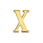 ゴーリキアイランド ブラスレター 30 X 金色 幅22×高さ30×奥行3mm 820124(264-82124)