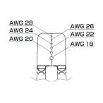  белый свет лезвие 18-28AWG G4-1602