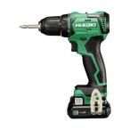 HiKOKI(ハイコーキ) 10.8V コードレスドライバドリル アグレッシブグリーン DS12DD(2LS) 1台
