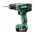 HiKOKI(ハイコーキ) 10.8V コードレスドライバドリル 蓄電池2個・充電器・ケース付き DS10DAL(2LMSK) 1台