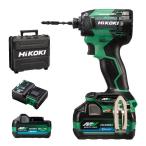 HiKOKI(ハイコーキ) 36V 充電式 インパクトドライバ フルセット(バッテリー2個) アグレッシブグリーン WH36DD(2XHLSZ) 1台