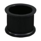 光 イス脚キャップ バラ 黒 . BE-0-242