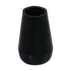 光 イス脚キャップ バラ 黒 . BE-8-92 1点