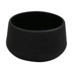 光 イス脚キャップ バラ 黒 . BE-0-602