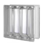 MarvelEX LUMINO GLASS стекло блок прозрачный серии I crystal прозрачный dolik( реальный толщина 100) 1 комплект прозрачный 80mm×190mm×190mm 191908/DORIC-04 4 шт 