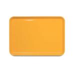 橋本達之助工芸 お盆 電子レンジ対応・すべり止め ピノ トレー 角 イエロー