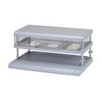 ヒマラヤ化学工業所 パソコンラック 引出付 4603 22型 グレー 485×332×220 460343