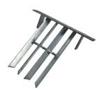 ※法人専用品※法山本店 U字溝用ゴミ除けスクリーン 鋼板製・溶融亜鉛メッキ仕上げ シルバー HGS-150
