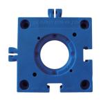 井口機工製作所 ボールベアー取付ベースパズル青色 83 x 84 x 16 mm PZ75BL