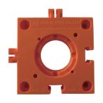 井口機工製作所 ボールベアー取付ベースパズルオレンジ色 83 x 83 x 16 mm PZ75OR