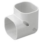 因幡電工 配管化粧カバーコーナー立面90°(70タイプ) 7.4cm LDC70W