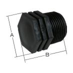  скала мыс завод полимер (PP) производства трубы соединительная муфта штекер 49PLG20P 1 пункт 