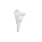 イノマタ化学 リーフ スマートロート (吸盤付き) ナチュラル (使用時)幅10.1×奥行8.7×高さ16.9Hcm