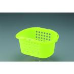 イノマタ化学 2105 リーフ ハンディーバスケット グリーン 23.7×18×11.6Hcm