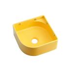 カクダイ 壁掛手洗器 イエロー 493-04