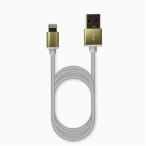 カシムラ USB充電&amp;同期ケーブル 2.4A LN ゴールド W15×H26×D7mm KL38