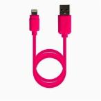 Yahoo! Yahoo!ショッピング(ヤフー ショッピング)カシムラ USB充電&同期ケーブル LN ピンク W15×H38×D7mm KL68