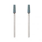 プロクソン 軸付き砥石GC（円錐台）2本 形状:卵型φ6.5mm×10mmシャフト径:φ2.35mm 26779 2本