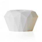 クレイ 倒レテモコボレナイ一輪挿シ BOTTLY TOP bijou(ボトリー トップ ビジュー) WHITE MOON(ホワイトムーン)白