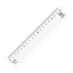 共栄プラスチック R-PET直線定規 18cm P-2018