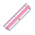 共栄プラスチック プラスチック カラー直線定規 ピンク 10cm CPK-10-P 1本