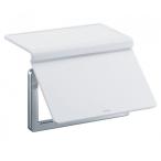  река . бумага держатель керамика белый + хром SE-423-001C