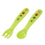 レック 子供用スプーン&フォーク セット アンパンマン グリーン KK-234AN